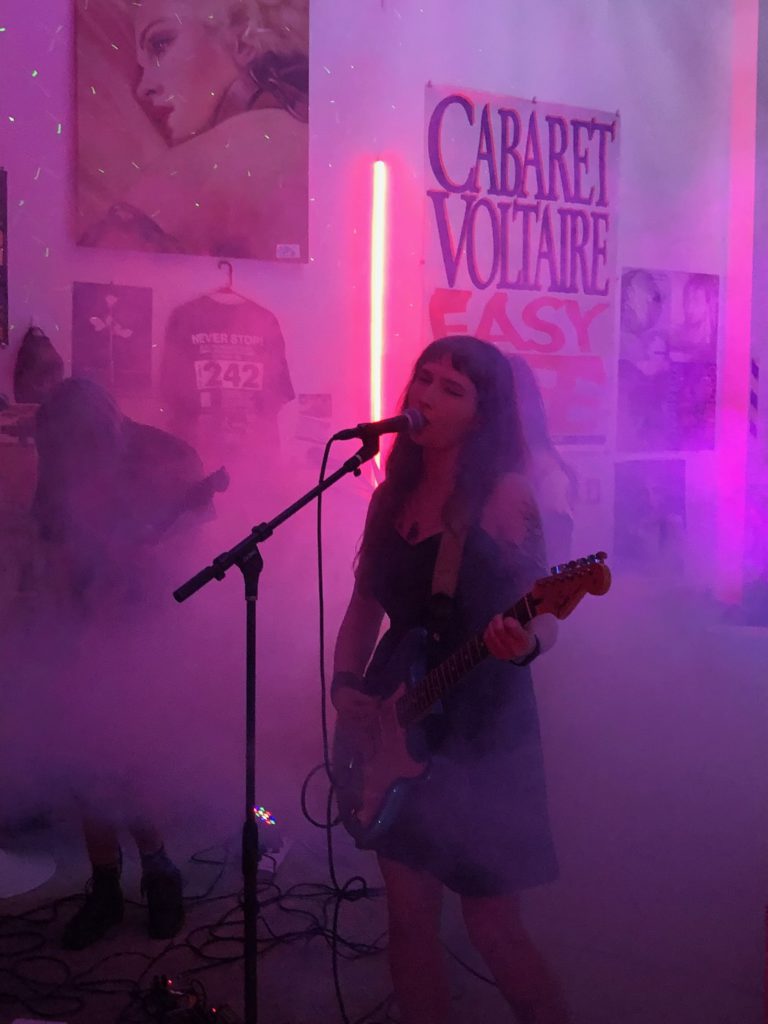 Flatwaves shoegaze band from Philadelphia opening for Taleen Kali at Rubycon Records Hollywood Los Angeles California August 26 2022