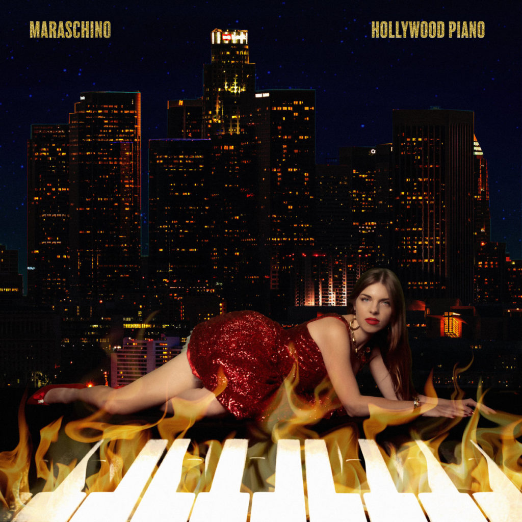 Album cover for Maraschino Hollywood Piano released on March 3, 2023