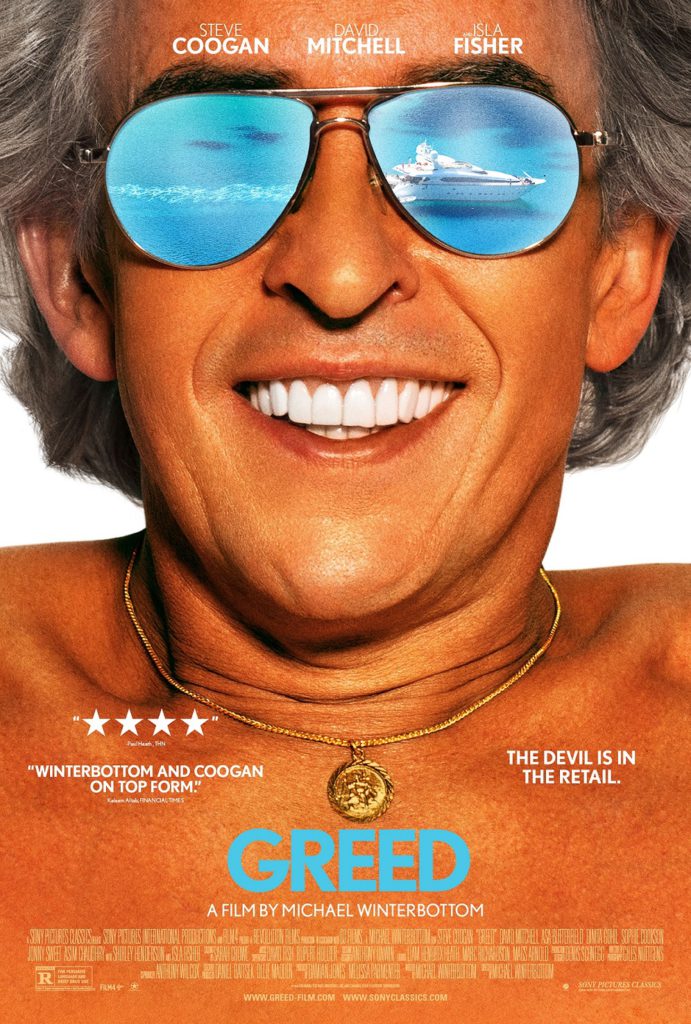 Greed movie starring Steve Coogan directed by Michael Winterbottom