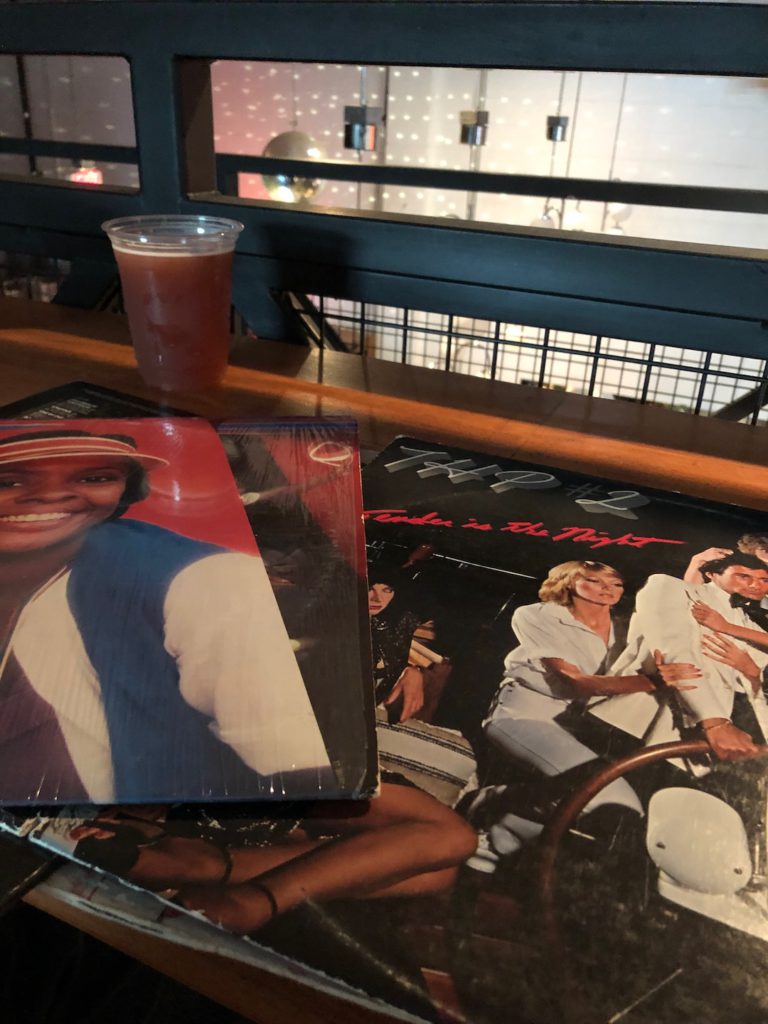 Thelma Houston and THP records found at In Sheep's Clothing x Japonesia Night Market at Homage Brewing in Chinatown. 