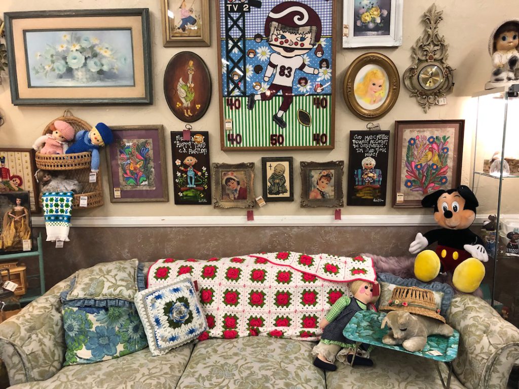 Vintage art, toys and furniture at King Richard's Antique Center in Whittier Photo by Liz Ohanesian