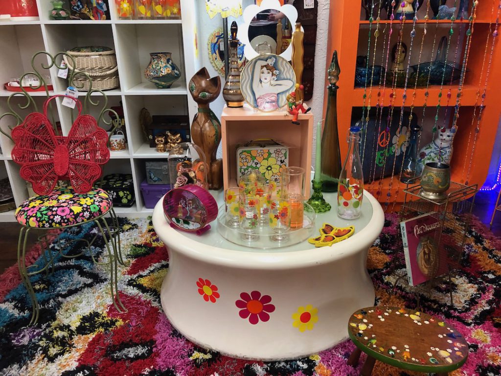 1960s vintage home goods at King Richard's Antique Center in Whitter. Photo by Liz Ohanesian