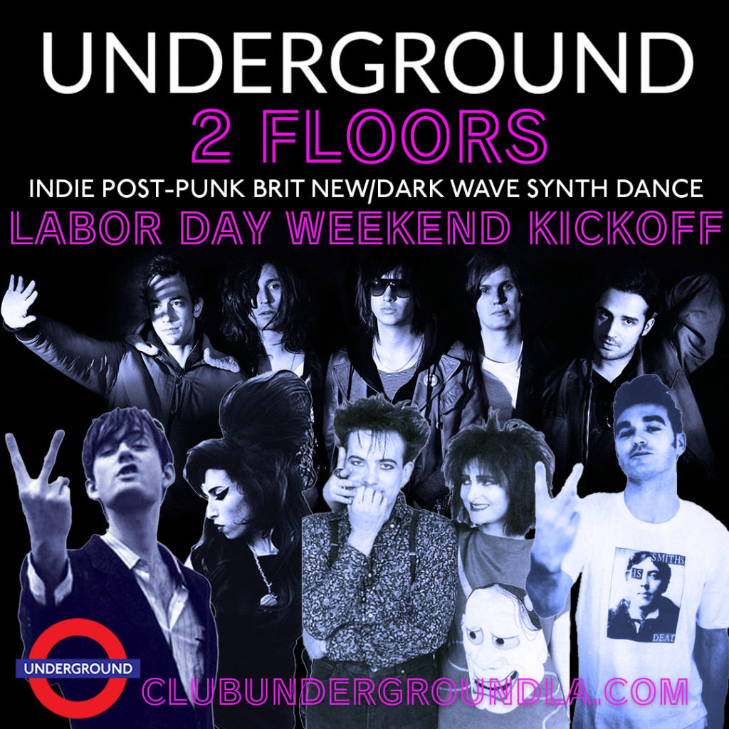 Club Underground indie dance club at Grand Star Jazz Club in Chinatown Los Angeles on Friday, September 1, 2023 with DJ Larry G. and DJ Liz O.
