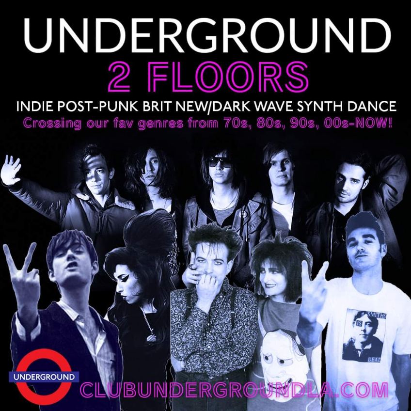 Club Underground indie dance night at Grand Star Jazz Club in Los Angeles on August 18, 2023 with DJ Larry G. and DJ Liz O.