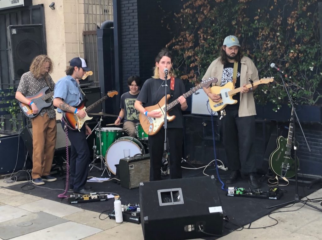 Nolune live at Echo Park Rising outside of Bar Henry, September 9, 2023 Photo by Liz Ohanesian