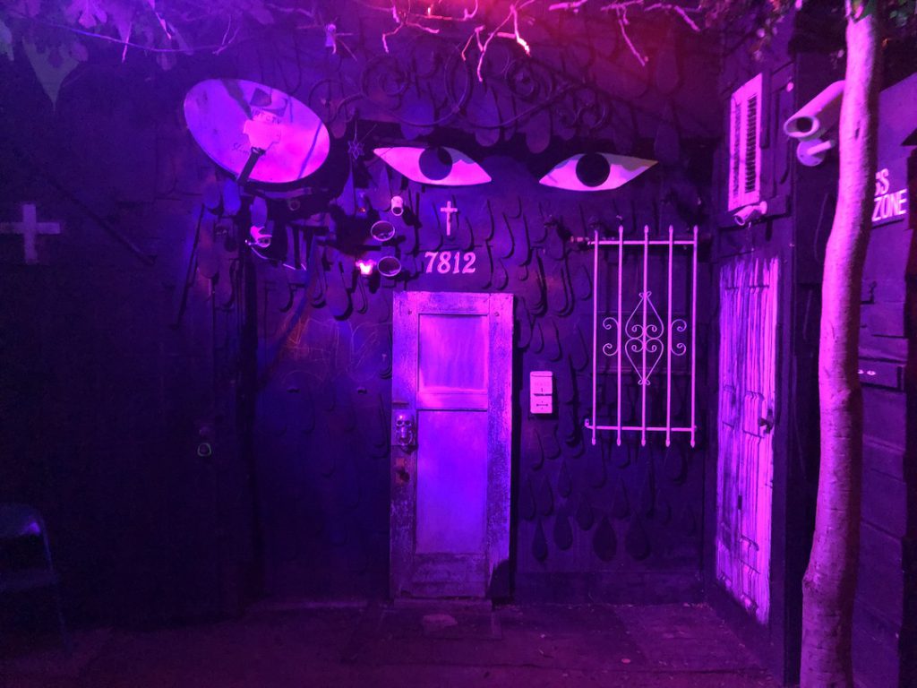 Albert Reyes haunted house in Los Angeles on October 28, 2023.