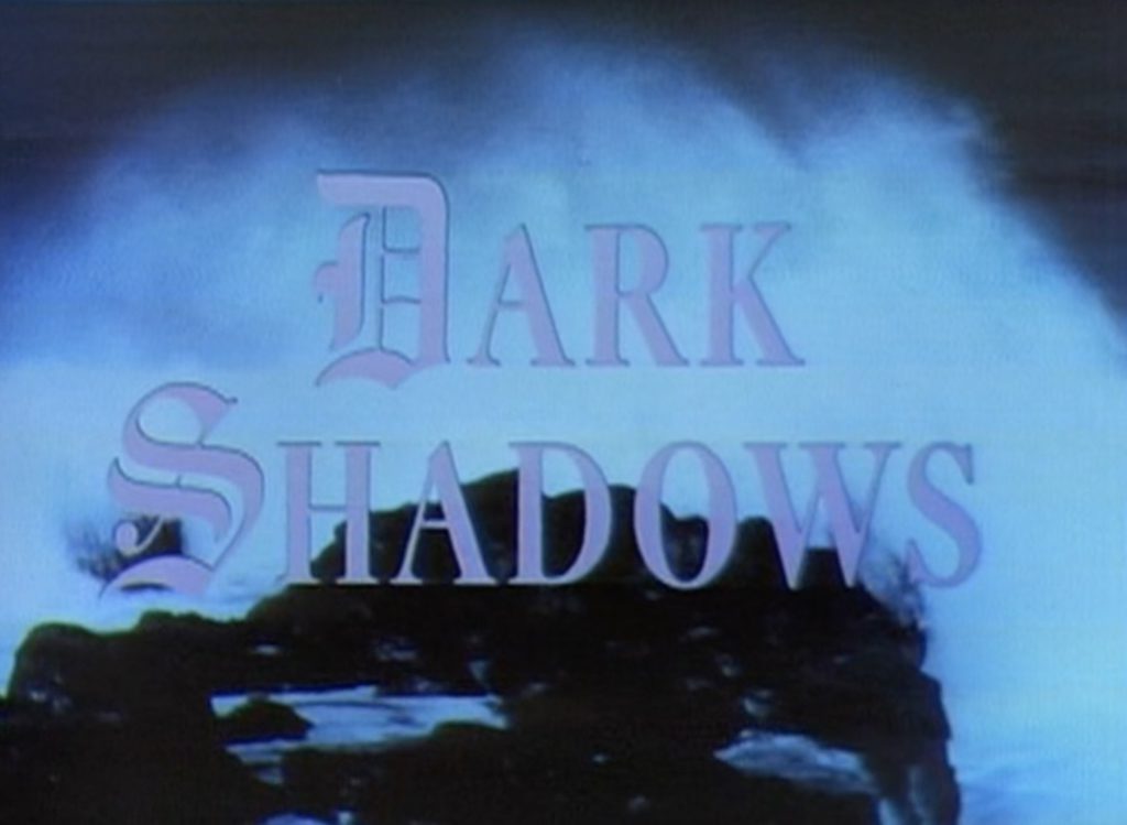Dark Shadows Opening sequence with waves crashing over rocks