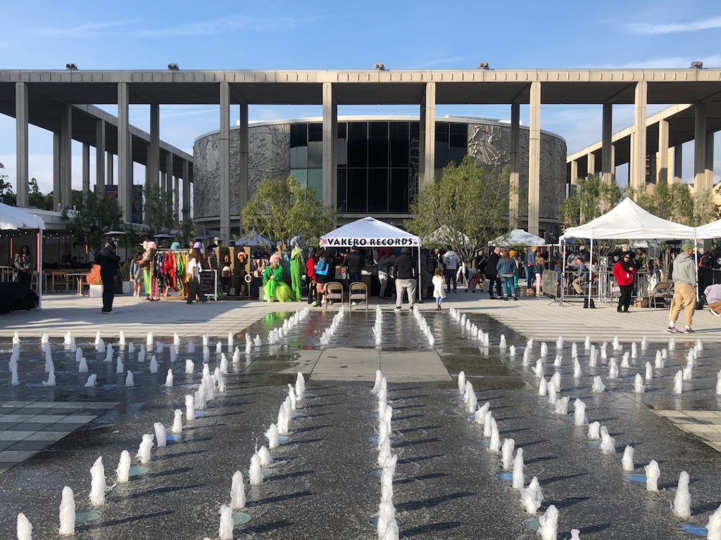 The Music Center in downtown Los Angeles on Saturday, May 4, 2024 for On the Record Vinyl Fair (Photo: Liz Ohanesian)