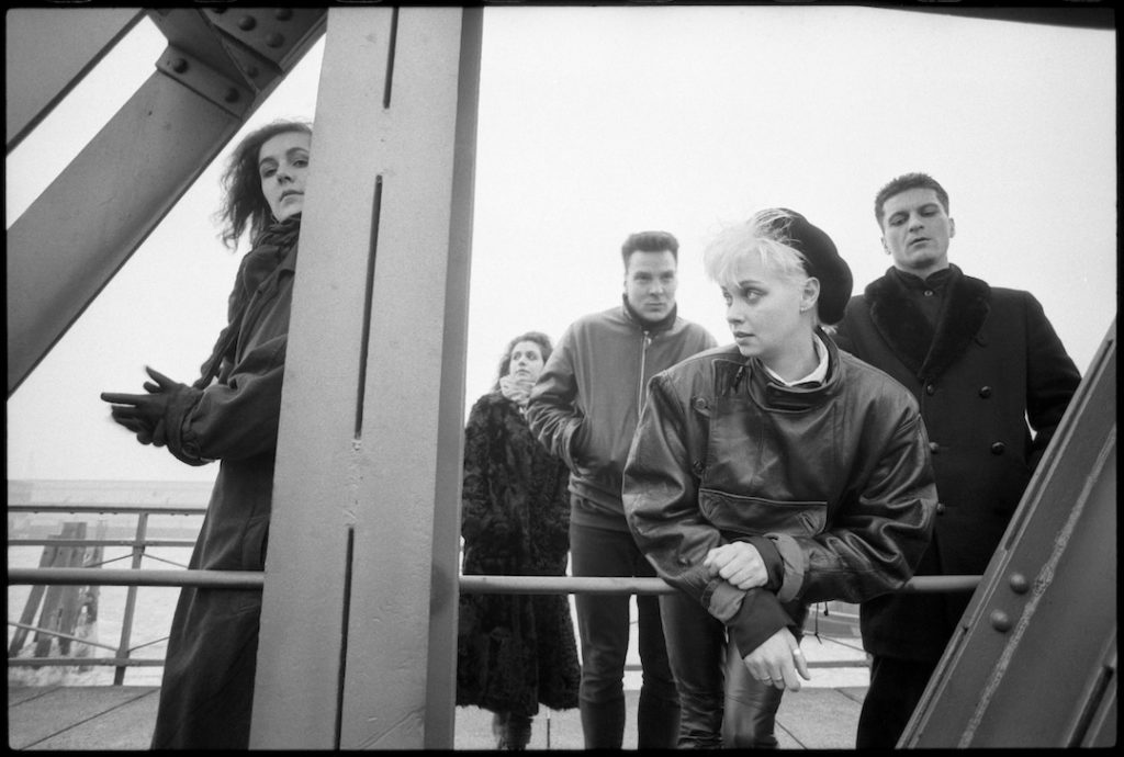 German goth band Xmal Deutschland, Hamburg, 1987 (Photo Kevin Cummins)
