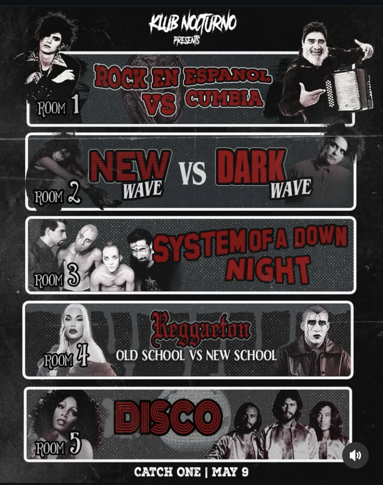 Klub Nocturno Catch One Los Angeles May 9, 2025 flyer