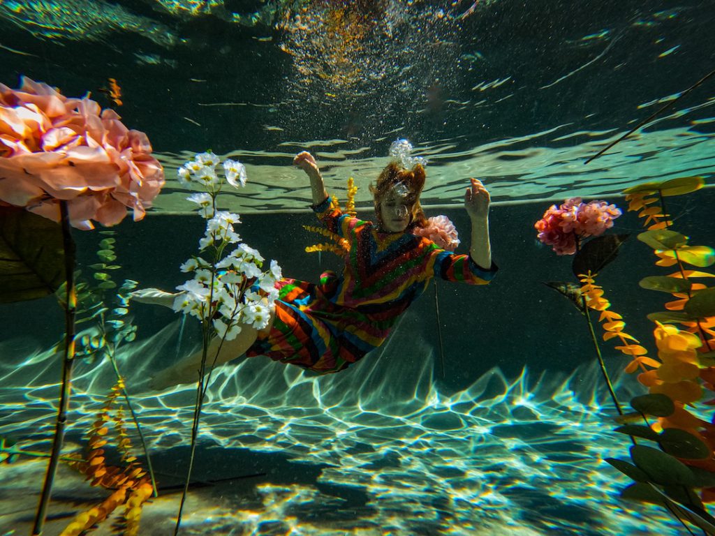 Swimming Bell promo photo for Somnia by Lisa Bolden