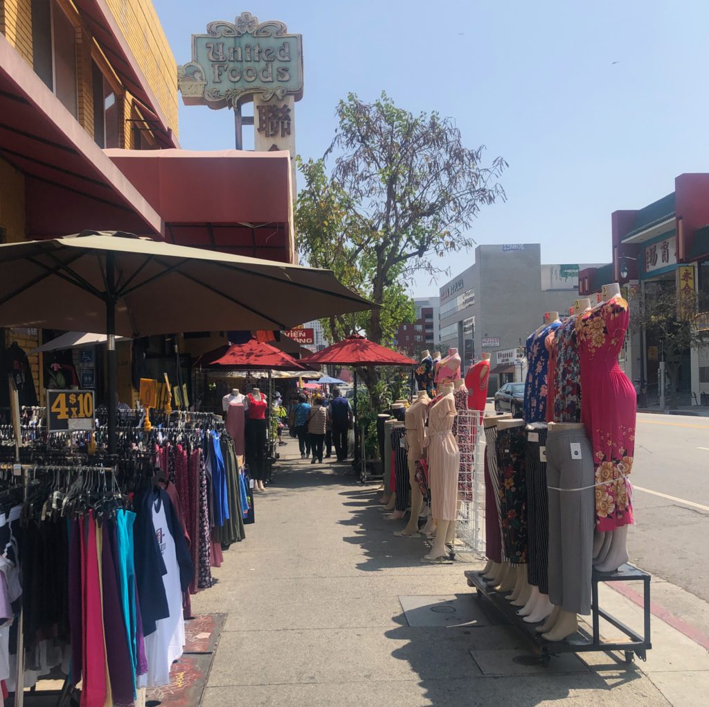 Shops along Broadway in Chinatown (Photo: Liz Ohanesian)