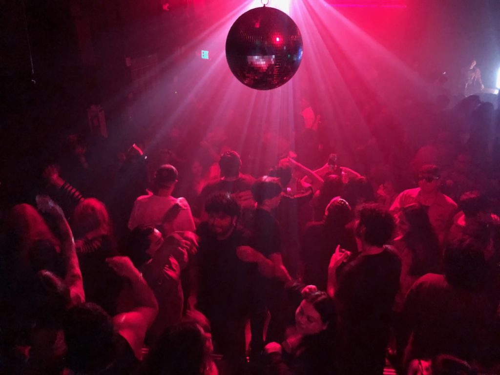 Klub Nocturno new wave vs. darkwave room at Catch One in Los Angeles on June 28, 2025