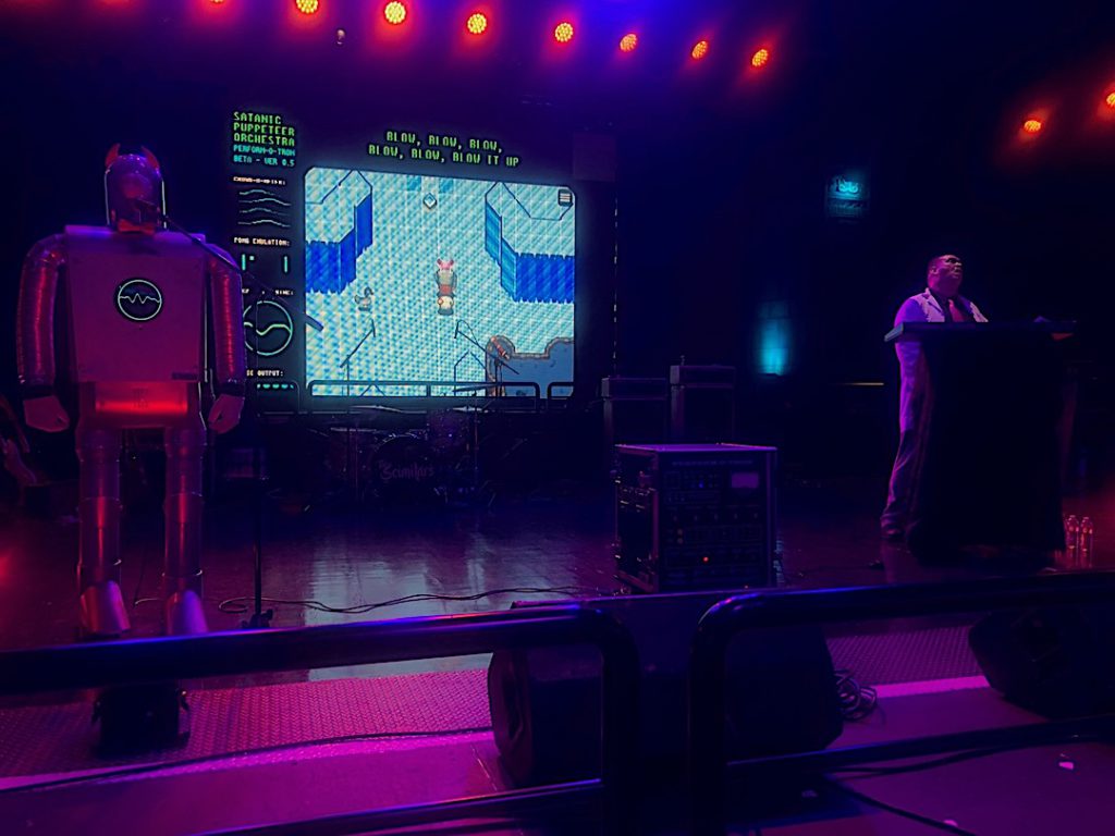 Satanic Puppeteer Orchestra live at The Mayan in downtown Los Angeles for Exotikon 3 (photo: Liz Ohanesian)