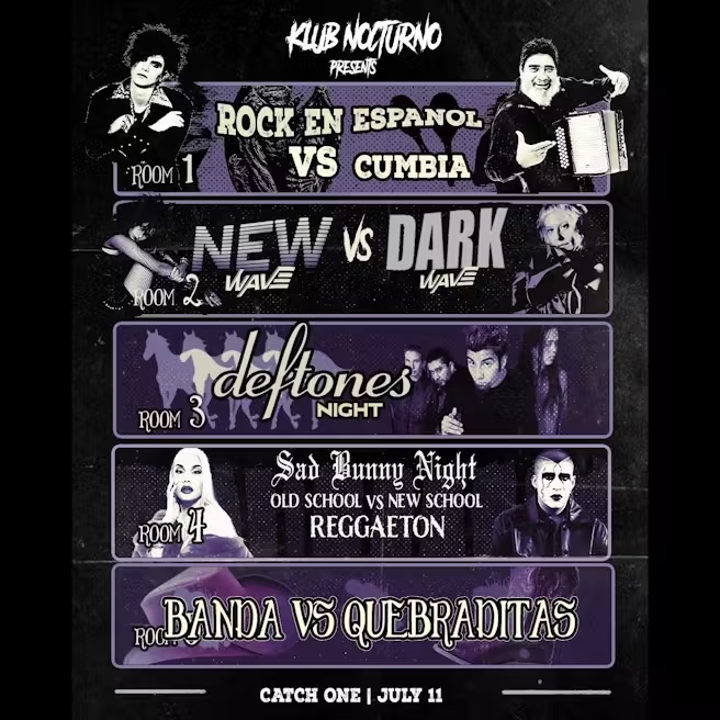 Klub Nocturno at Catch One in Los Angeles on Friday, July 11, 2025