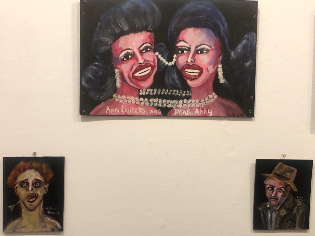 Artwork by Tomata du Plenty at MutMuz Gallery in Chinatown, Los Angeles