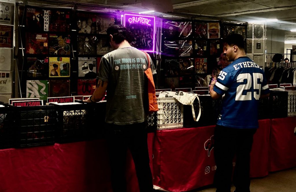 Driptone Records booth at VinylCon in Los Angeles on August 23, 2025 (Photo: Liz Ohanesian)