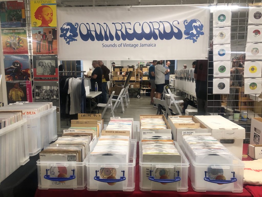 Ohm Records at VinylCon on Saturday, August 23, 2025 (photo: Liz Ohanesian)