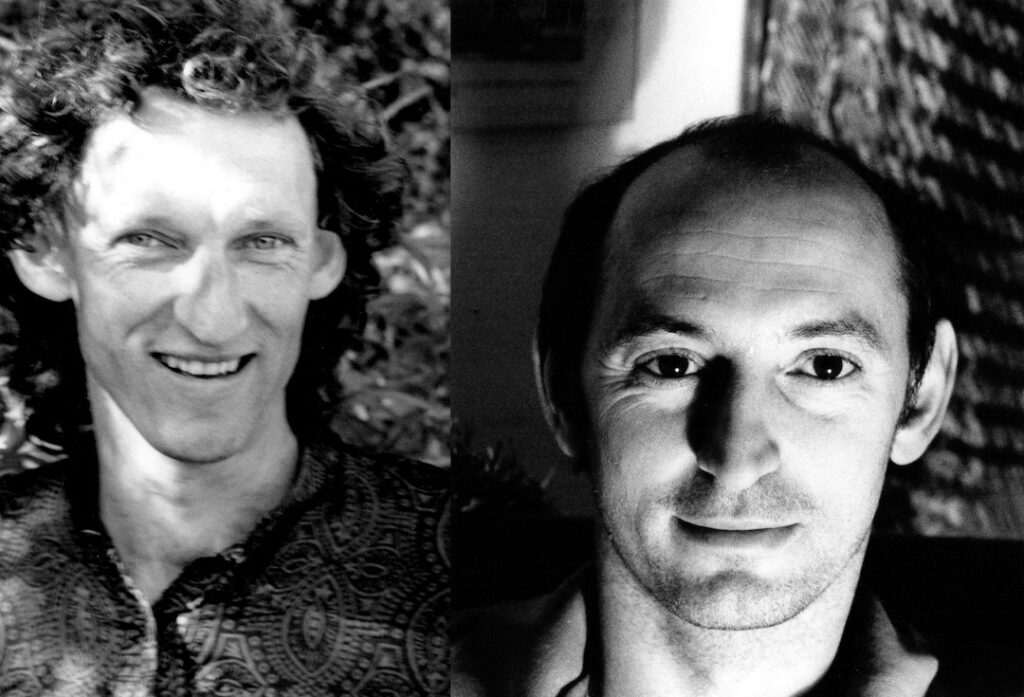 Woo Mark and Clive Ives (photo courtesy of Woo)