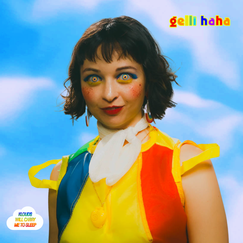 Gelli Haha "Klouds Will Carry Me to Sleep" single cover by Daniela Buvat