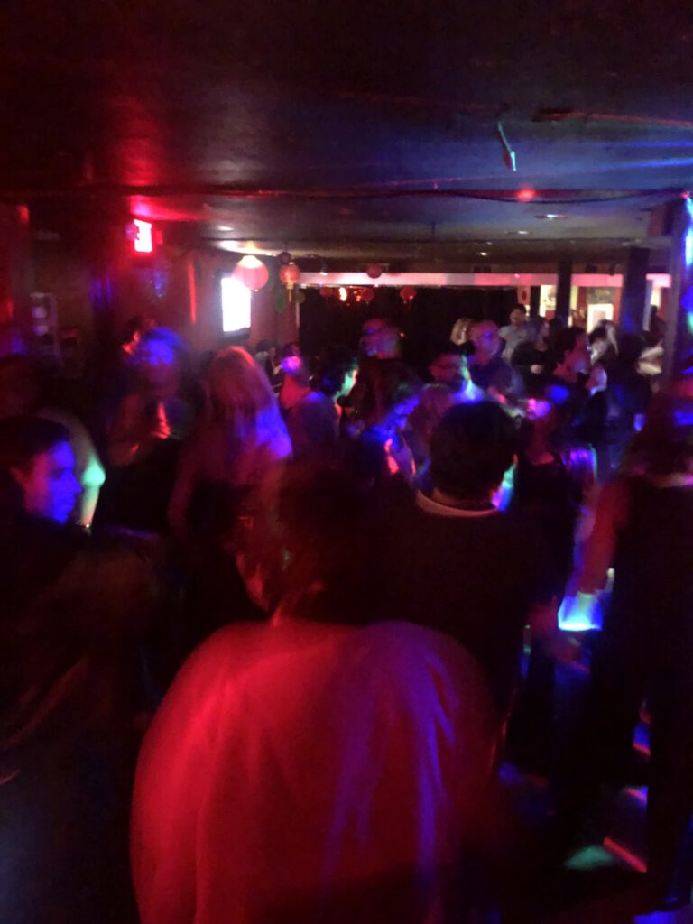 Accidental photo from DJ booth at Club Underground on May 29, 2026