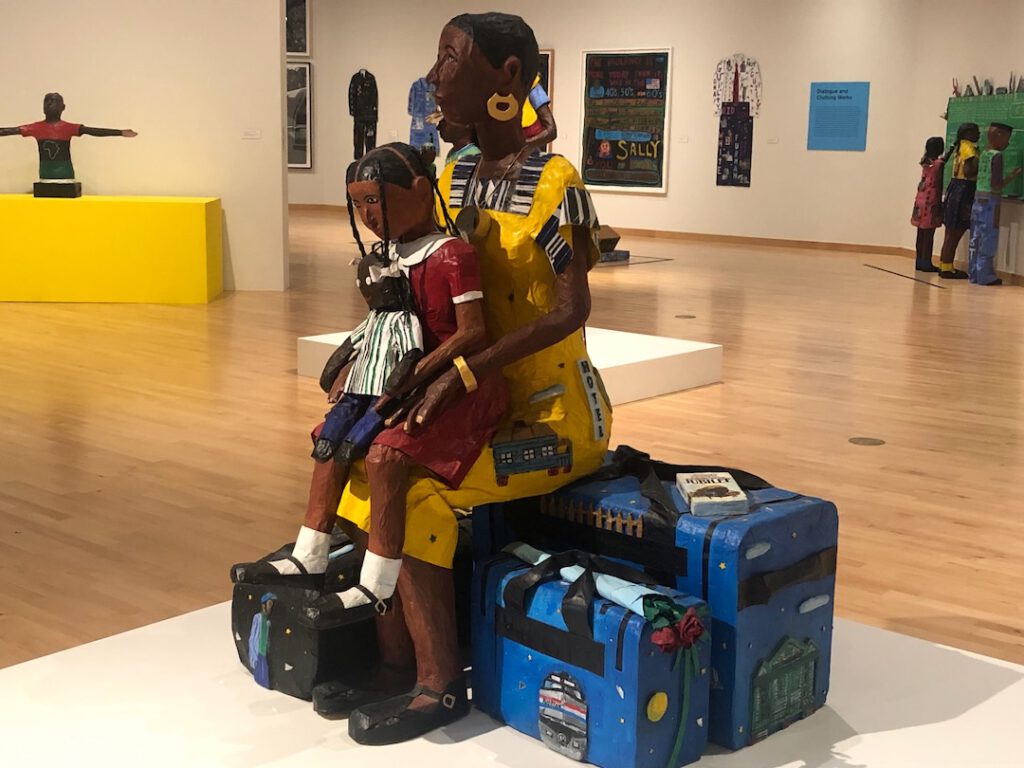 Inside Willie Birch: Stories to Tell at California African American Museum (Photo: Liz Ohanesian)