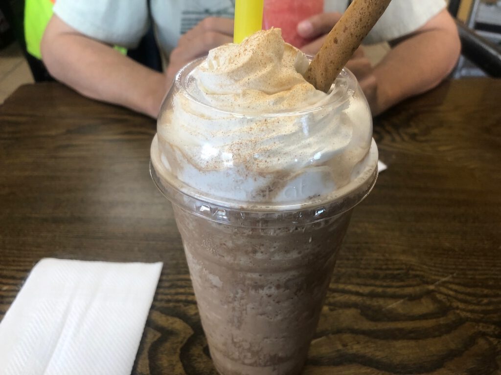 The best ice blended capuccino in Los Angeles at Placita Cafe (Photo: Liz Ohanesian)
